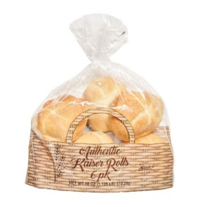 Authentic Kaiser Rolls 6PK 18oz